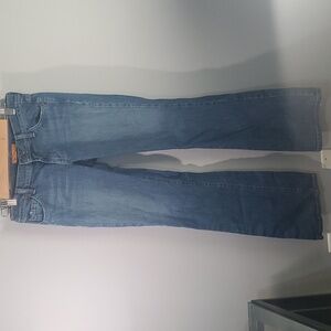 James Cured By Seun Jeans Womens Size 28 Size 6 Blue Boot Distressed Usa